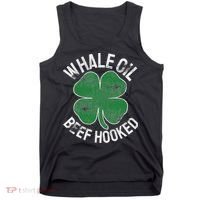 Whale Oil Beef Hooked Gift Speak St Patricks Day Irish Tank Top thumb 0