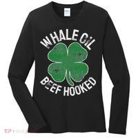 Whale Oil Beef Hooked Gift Speak St Patricks Day Irish Women's Long Sleeve Shirt thumb 0