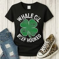 Whale Oil Beef Hooked Gift Speak St Patricks Day Irish Women's T-Shirt thumb 3
