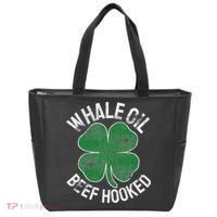 Whale Oil Beef Hooked Gift Speak St Patricks Day Irish Tote Bag thumb 0