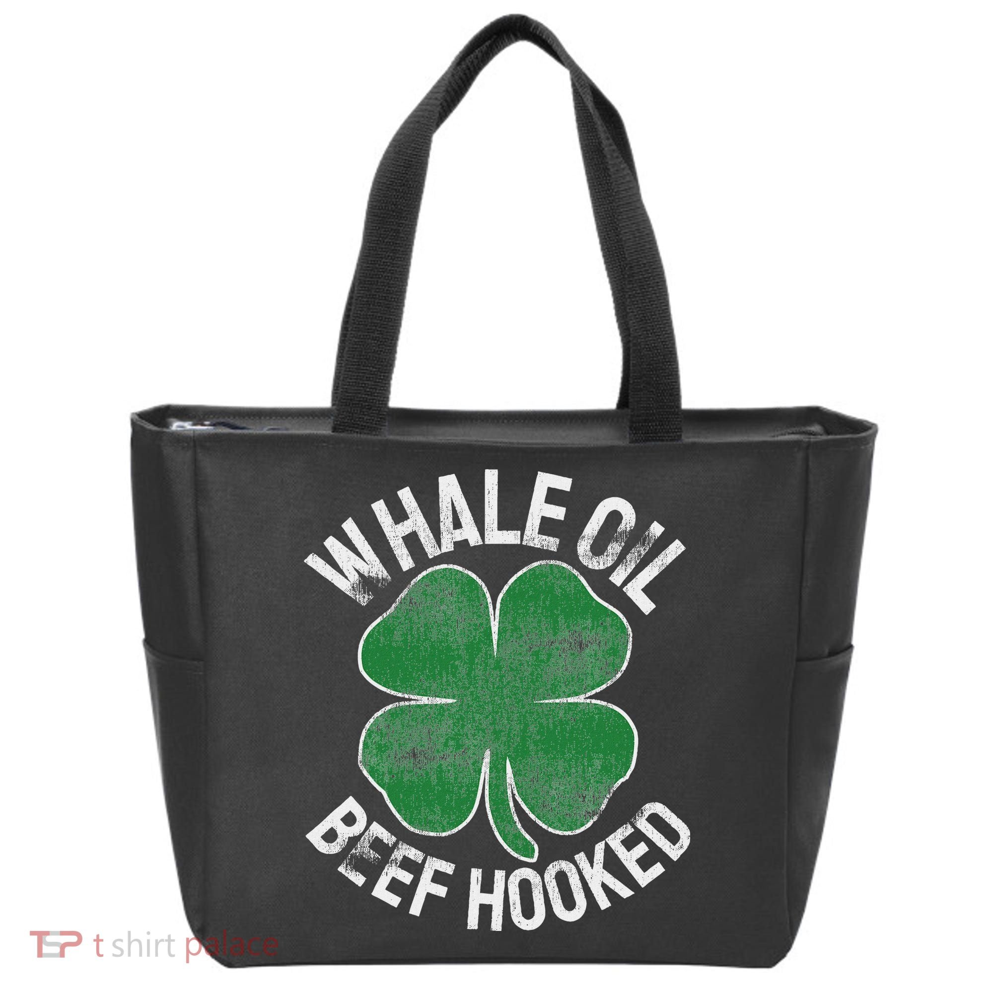 Whale Oil Beef Hooked Gift Speak St Patricks Day Irish Tote Bag