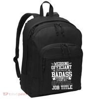 Wedding Officiant Because Badass Miracle Worker Port Authority Basic Backpack thumb 0