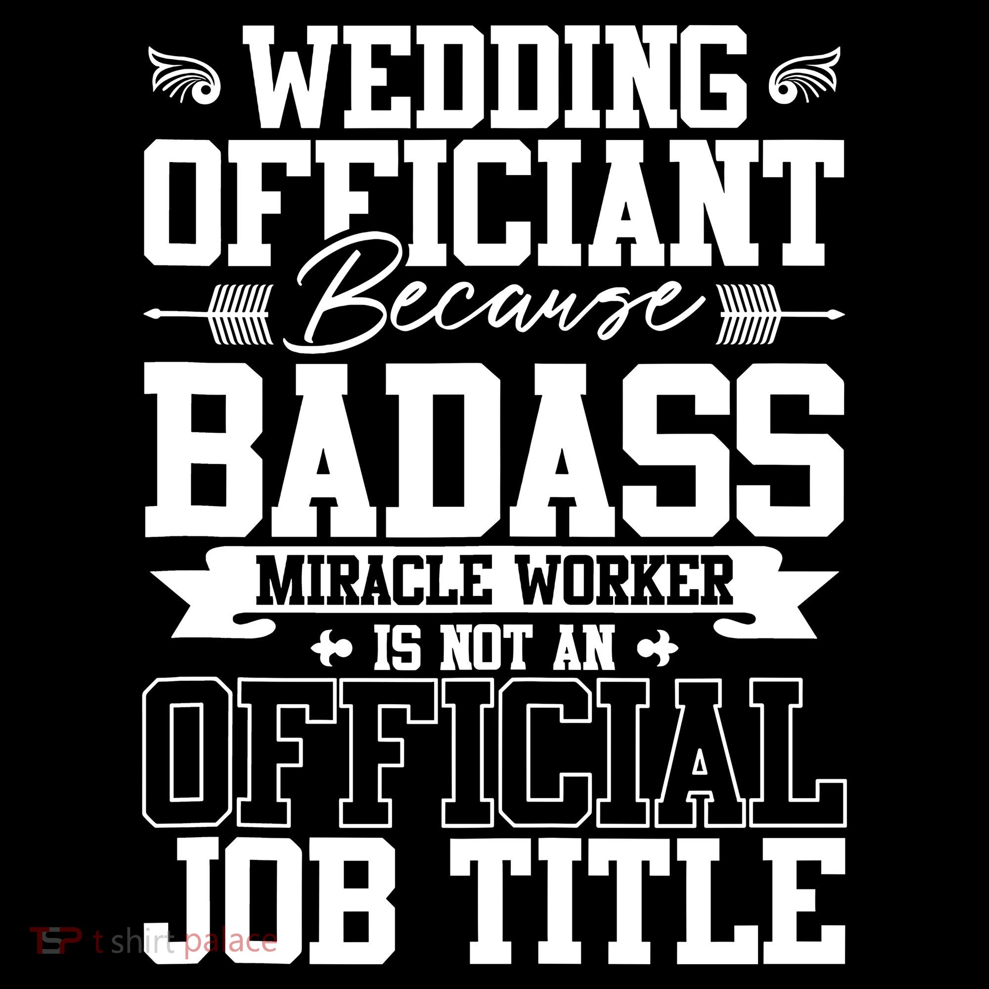 Wedding Officiant Because Badass Miracle Worker Backpack