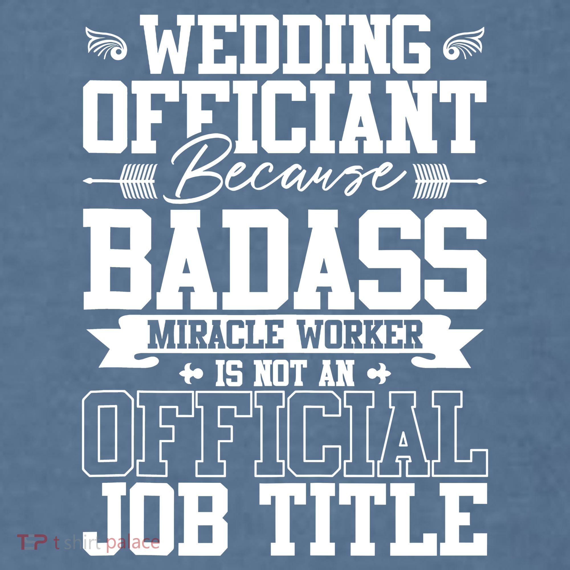 Wedding Officiant Because Badass Miracle Worker Garment-Dyed Sweatshirt