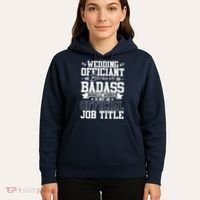 Wedding Officiant Because Badass Miracle Worker Hoodie thumb 5