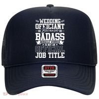 Wedding Officiant Because Badass Miracle Worker Hat thumb 0
