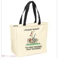 Wizard Of Barge I Plead Guilty To First Degree Silly Goosery Tote Bag thumb 2