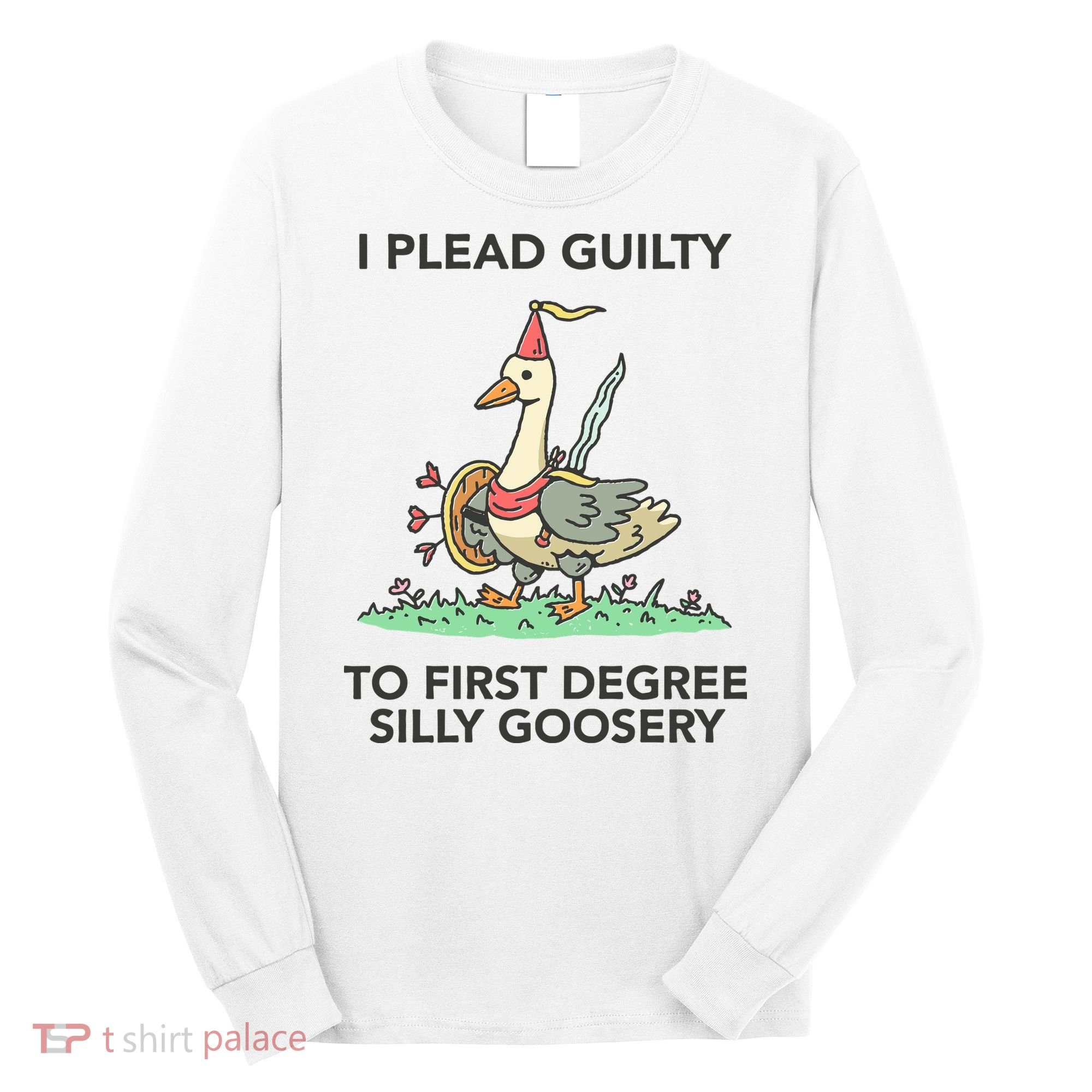 Wizard Of Barge I Plead Guilty To First Degree Silly Goosery Long Sleeve Shirt