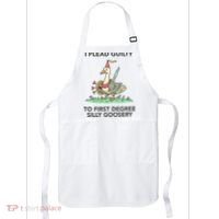 Wizard Of Barge I Plead Guilty To First Degree Silly Goosery Apron thumb 0