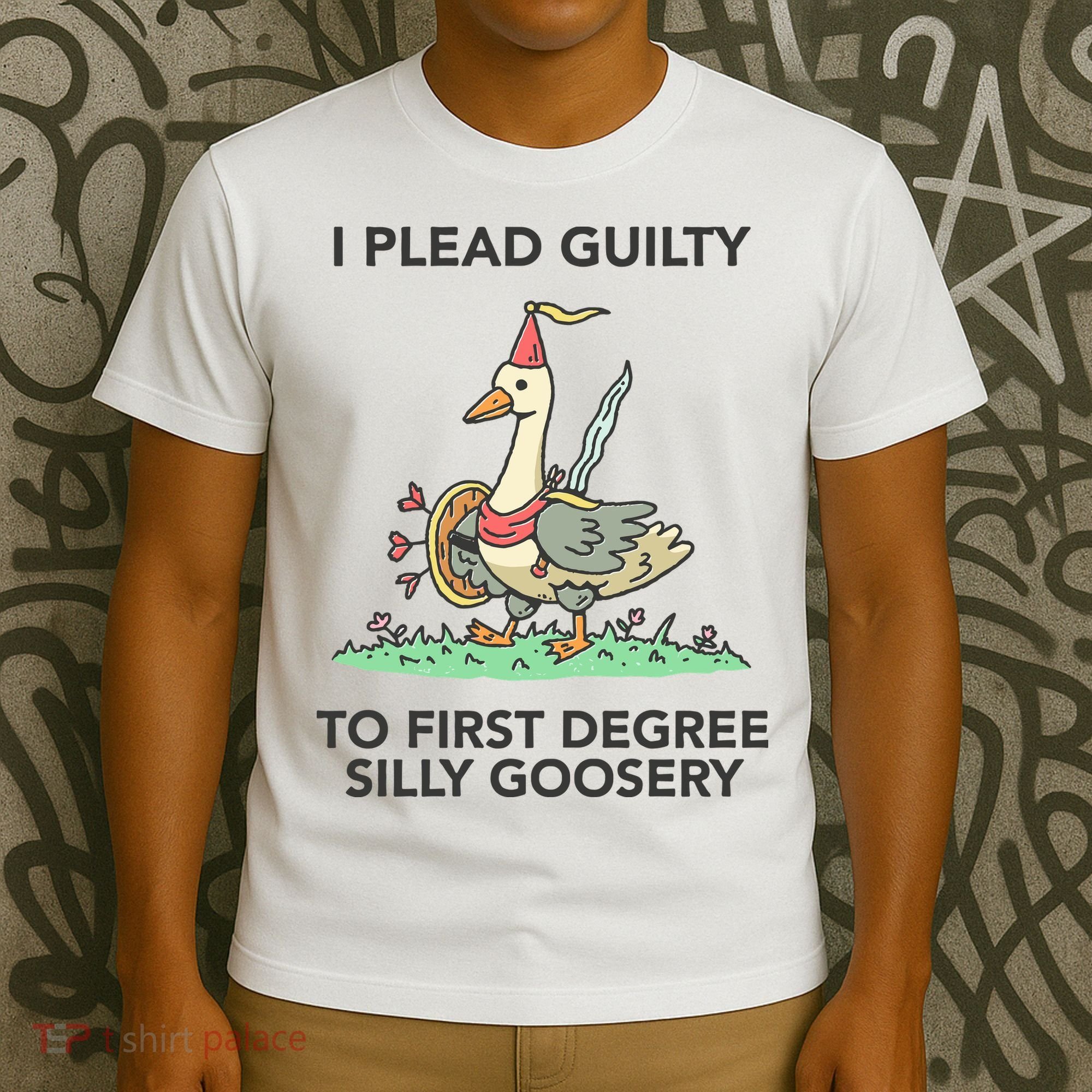 Wizard Of Barge I Plead Guilty To First Degree Silly Goosery T-Shirt