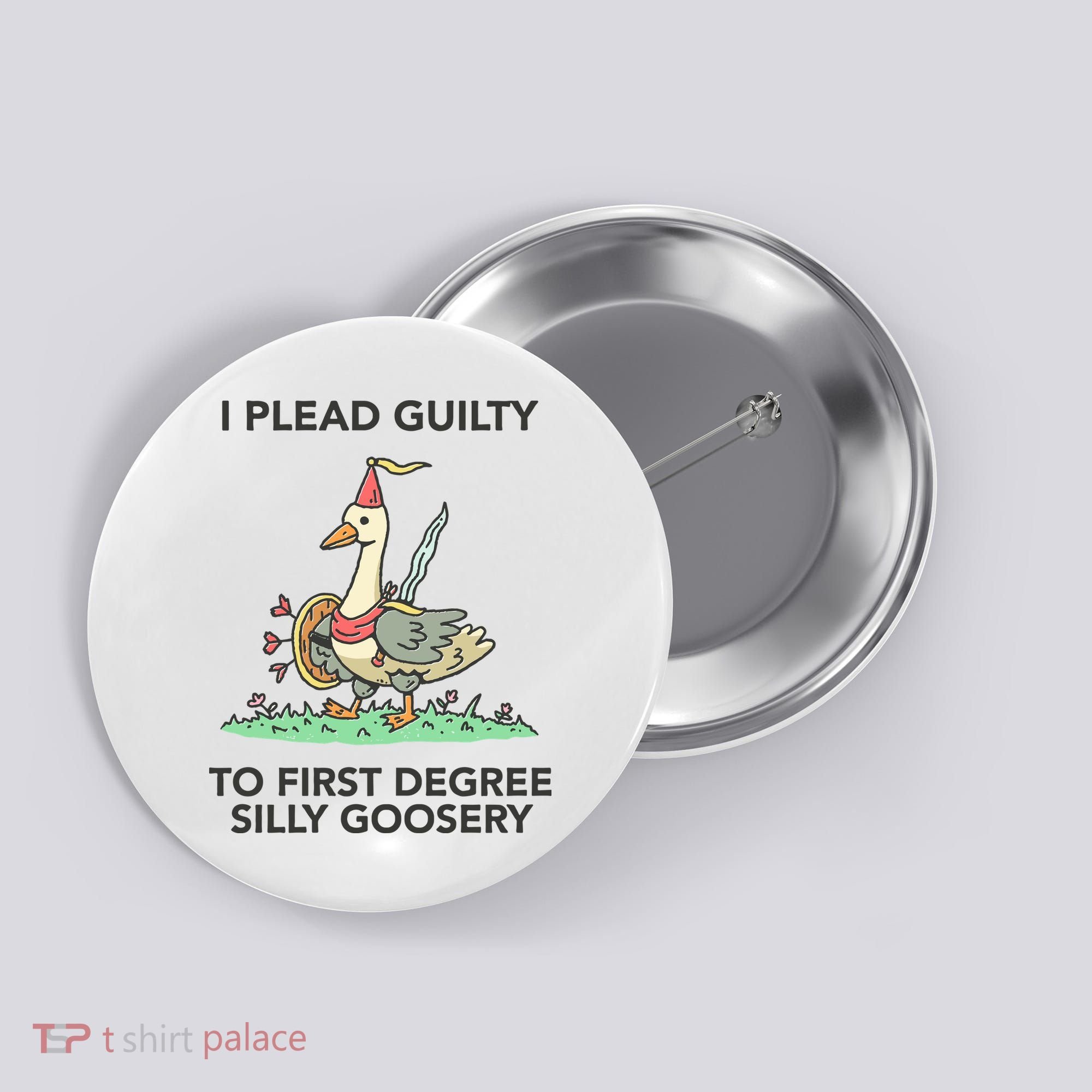 Wizard Of Barge I Plead Guilty To First Degree Silly Goosery Button