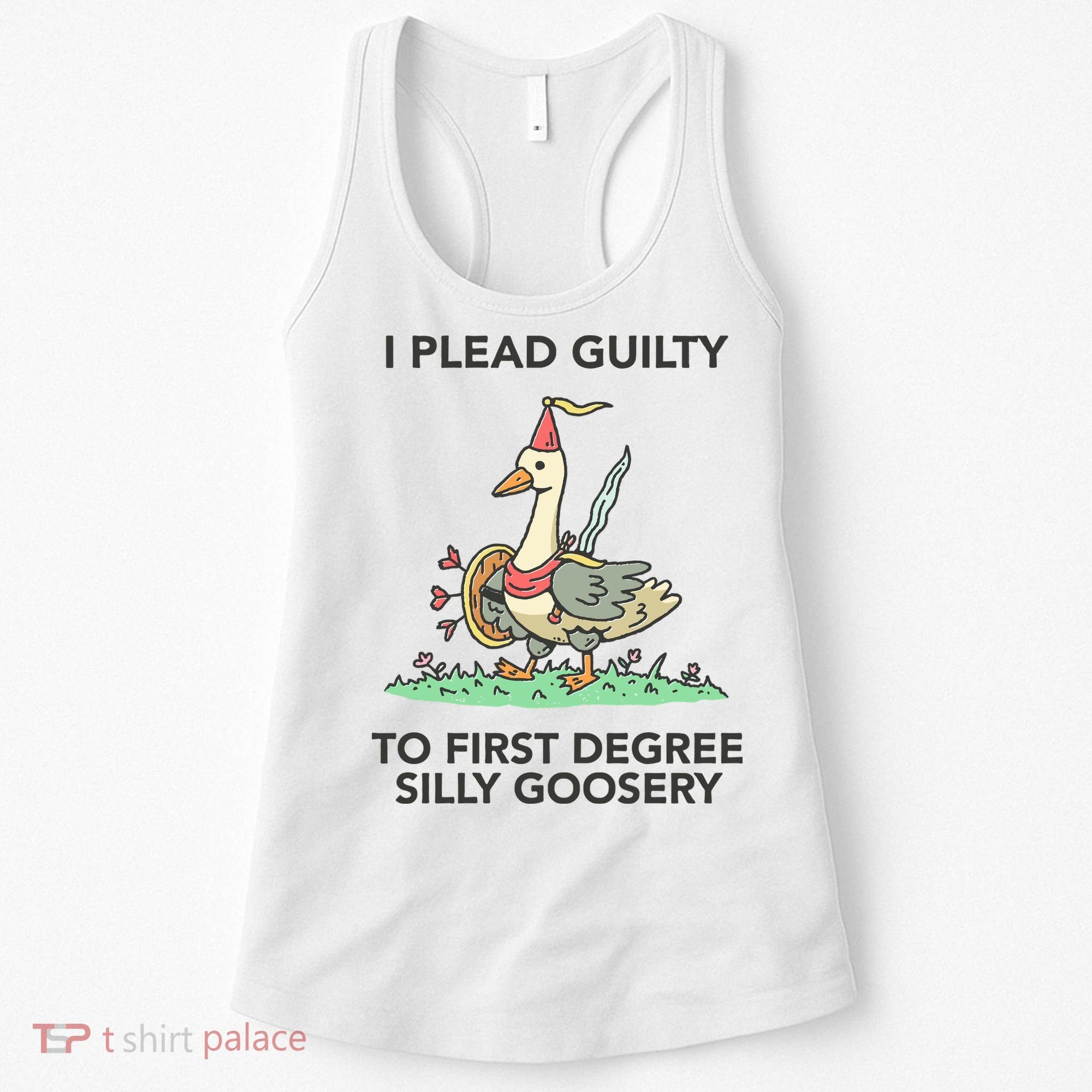 Wizard Of Barge I Plead Guilty To First Degree Silly Goosery Women's Tank Top