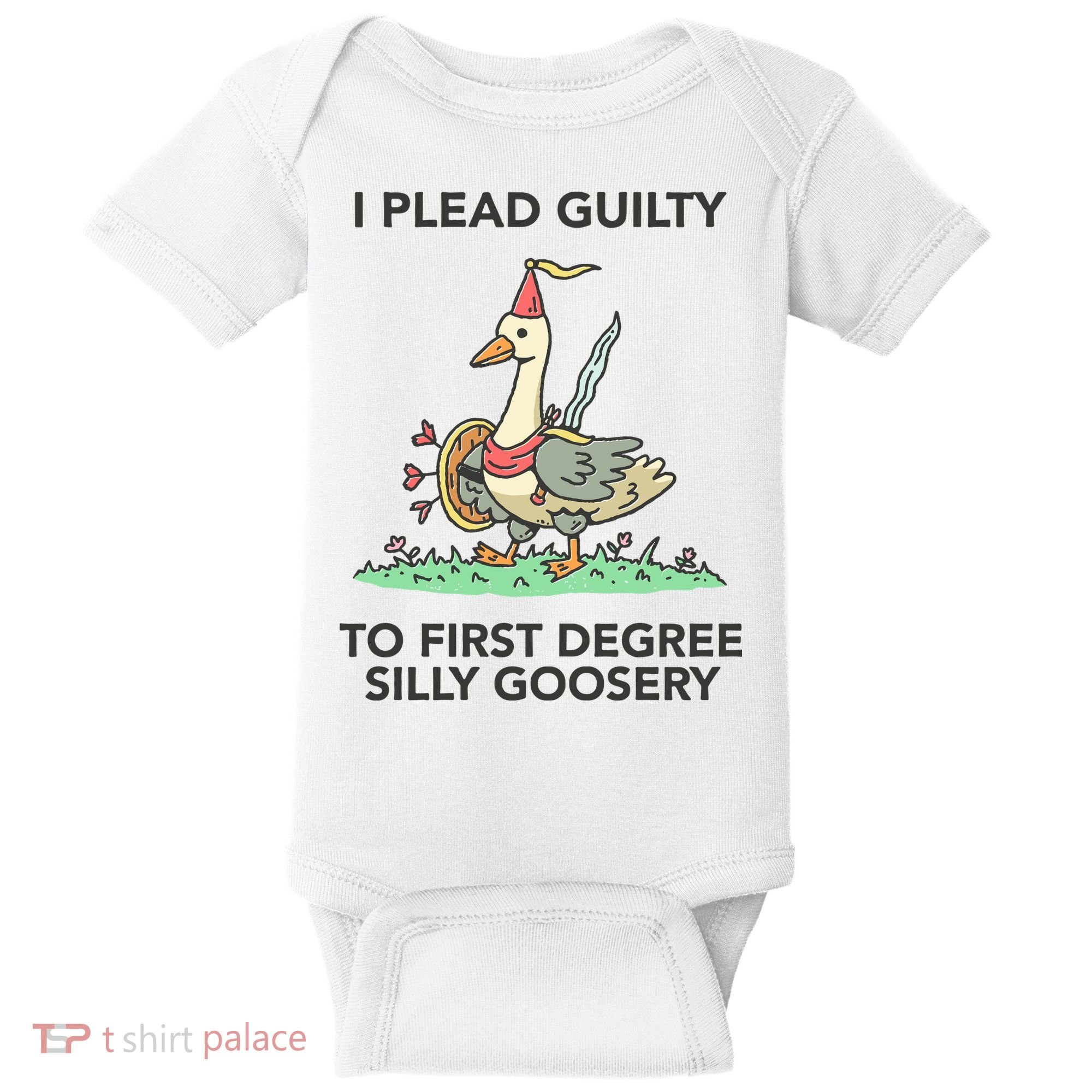 Wizard Of Barge I Plead Guilty To First Degree Silly Goosery Baby Bodysuit