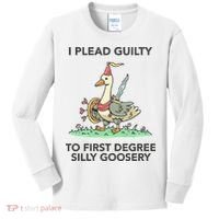 Wizard Of Barge I Plead Guilty To First Degree Silly Goosery Kids Long Sleeve Shirt thumb 0