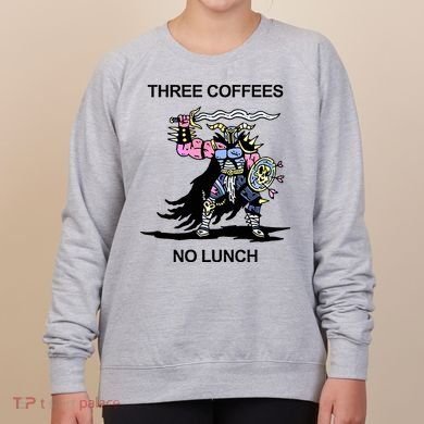 Wizard Of Barge Three Coffees No Lunch Women's Sweatshirt