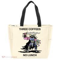Wizard Of Barge Three Coffees No Lunch Tote Bag thumb 0