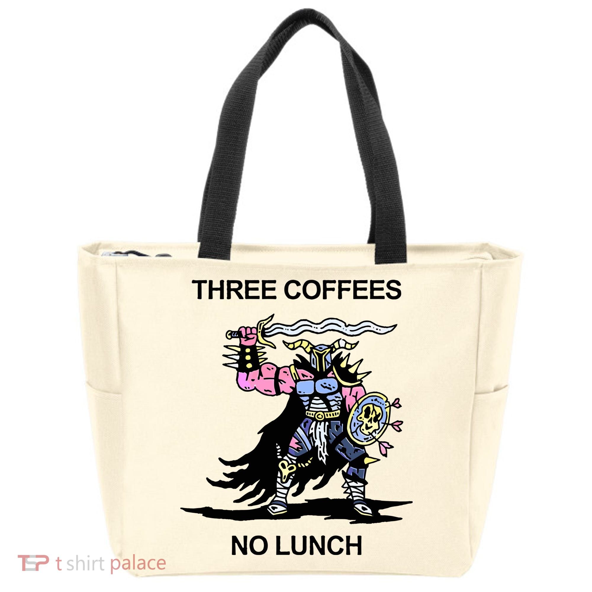 Wizard Of Barge Three Coffees No Lunch Tote Bag