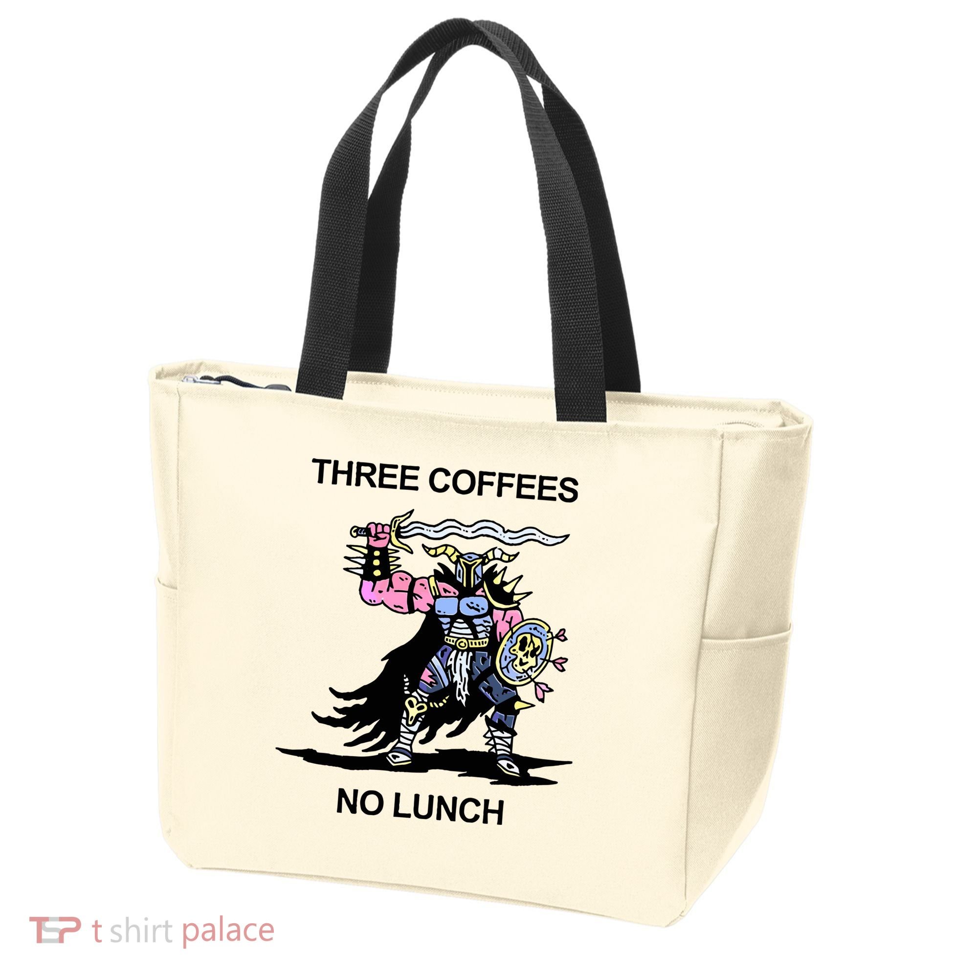 Wizard Of Barge Three Coffees No Lunch Tote Bag