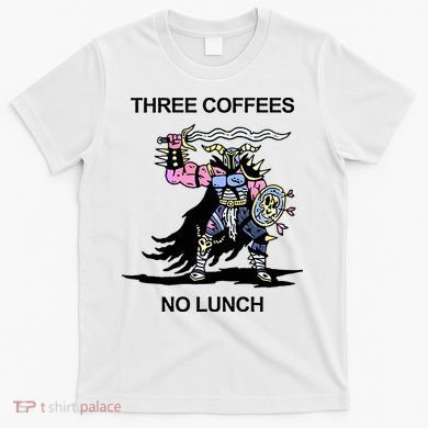 Wizard Of Barge Three Coffees No Lunch T-Shirt