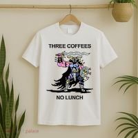 Wizard Of Barge Three Coffees No Lunch T-Shirt thumb 2