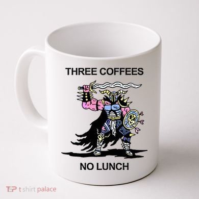 Wizard Of Barge Three Coffees No Lunch Coffee Mug