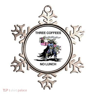 Wizard Of Barge Three Coffees No Lunch Ornament