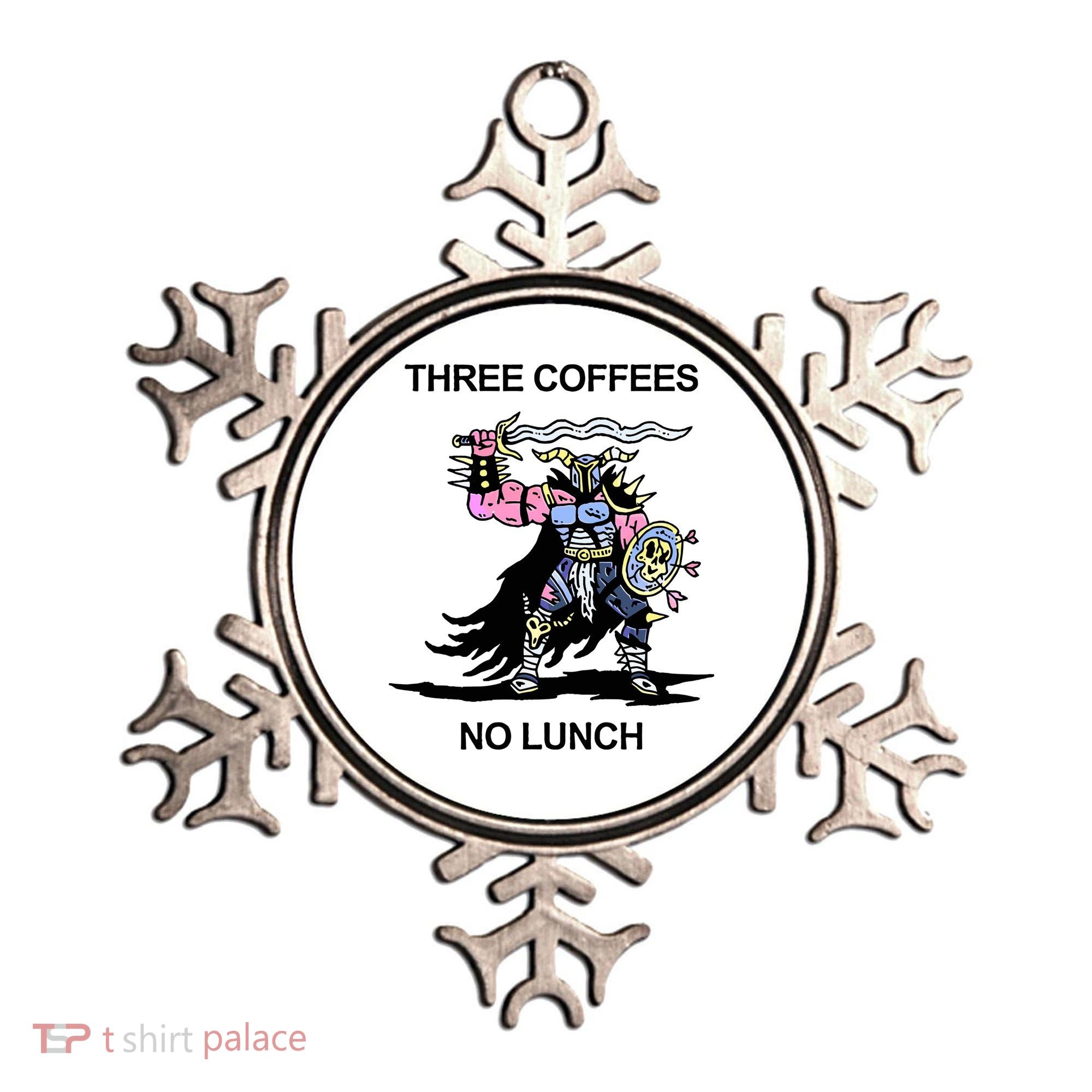 Wizard Of Barge Three Coffees No Lunch Ornament