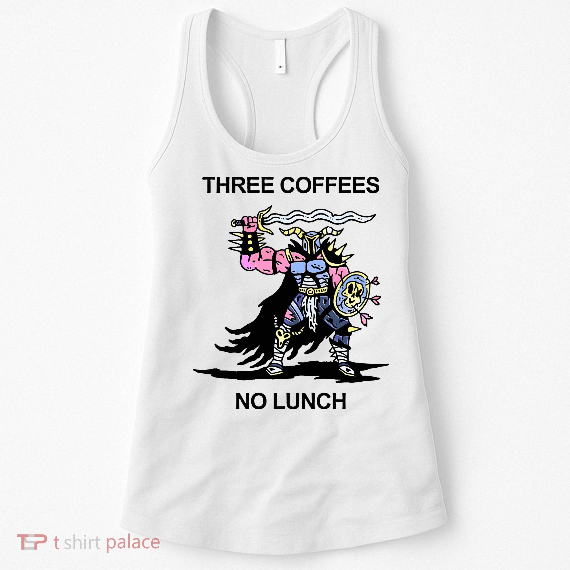 Wizard Of Barge Three Coffees No Lunch Women's Tank Top