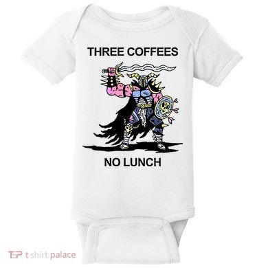 Wizard Of Barge Three Coffees No Lunch Baby Bodysuit