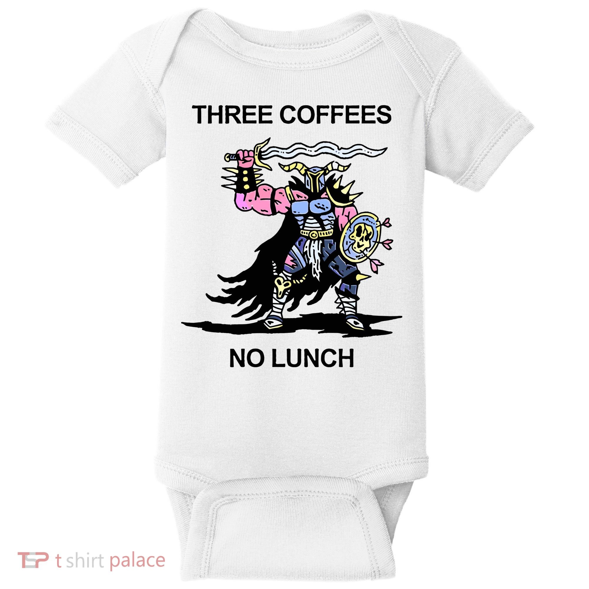 Wizard Of Barge Three Coffees No Lunch Baby Bodysuit