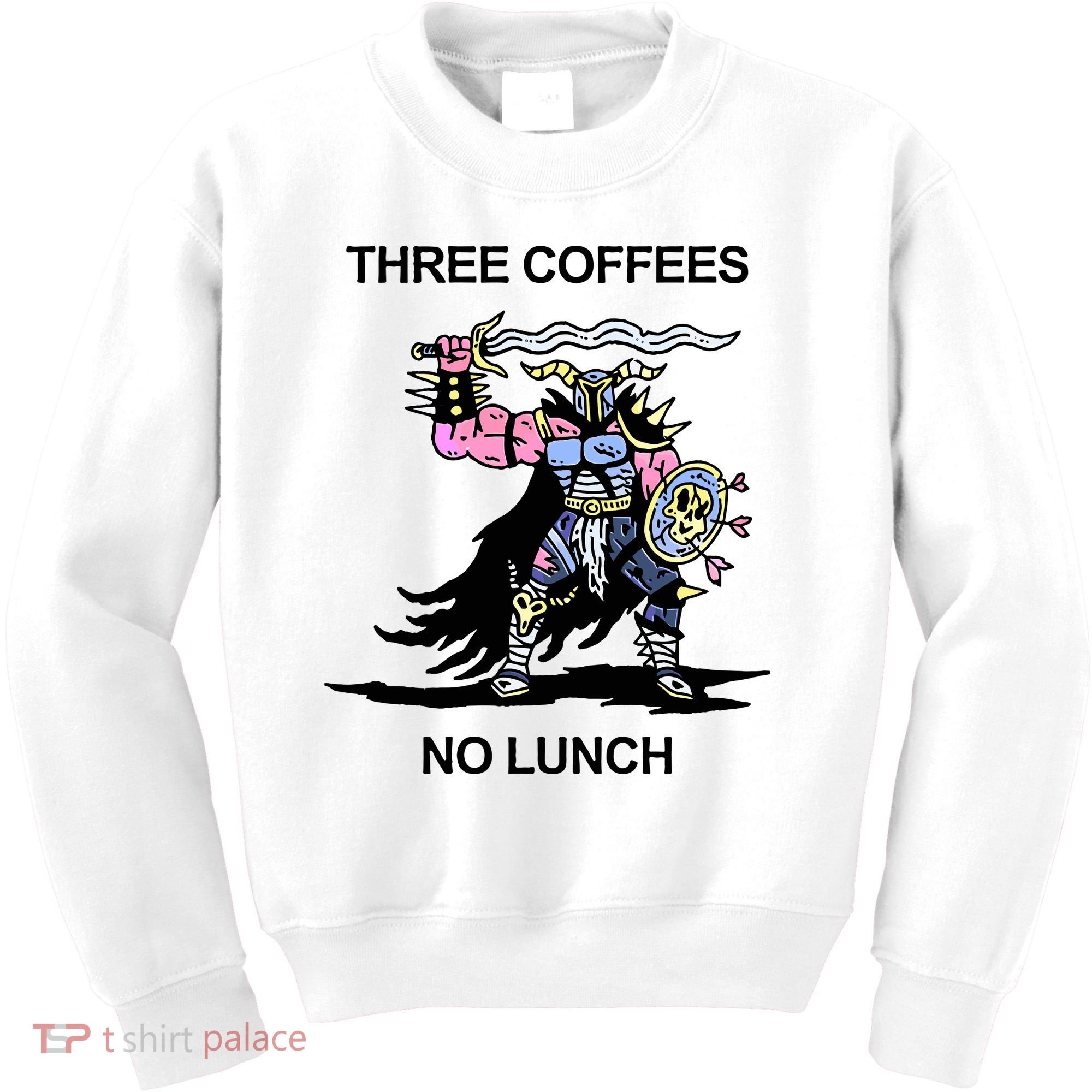 Wizard Of Barge Three Coffees No Lunch Kids Sweatshirt