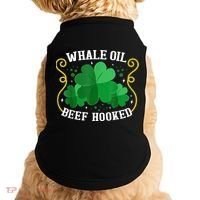 Whale Oil Beef Hooked Saint Patricks Day Doggie Tank thumb 0