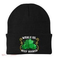 Whale Oil Beef Hooked Saint Patricks Day Beanie thumb 0