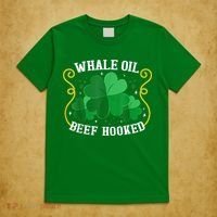 Whale Oil Beef Hooked Saint Patricks Day T-Shirt thumb 5