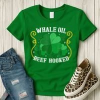 Whale Oil Beef Hooked Saint Patricks Day Women's T-Shirt thumb 3