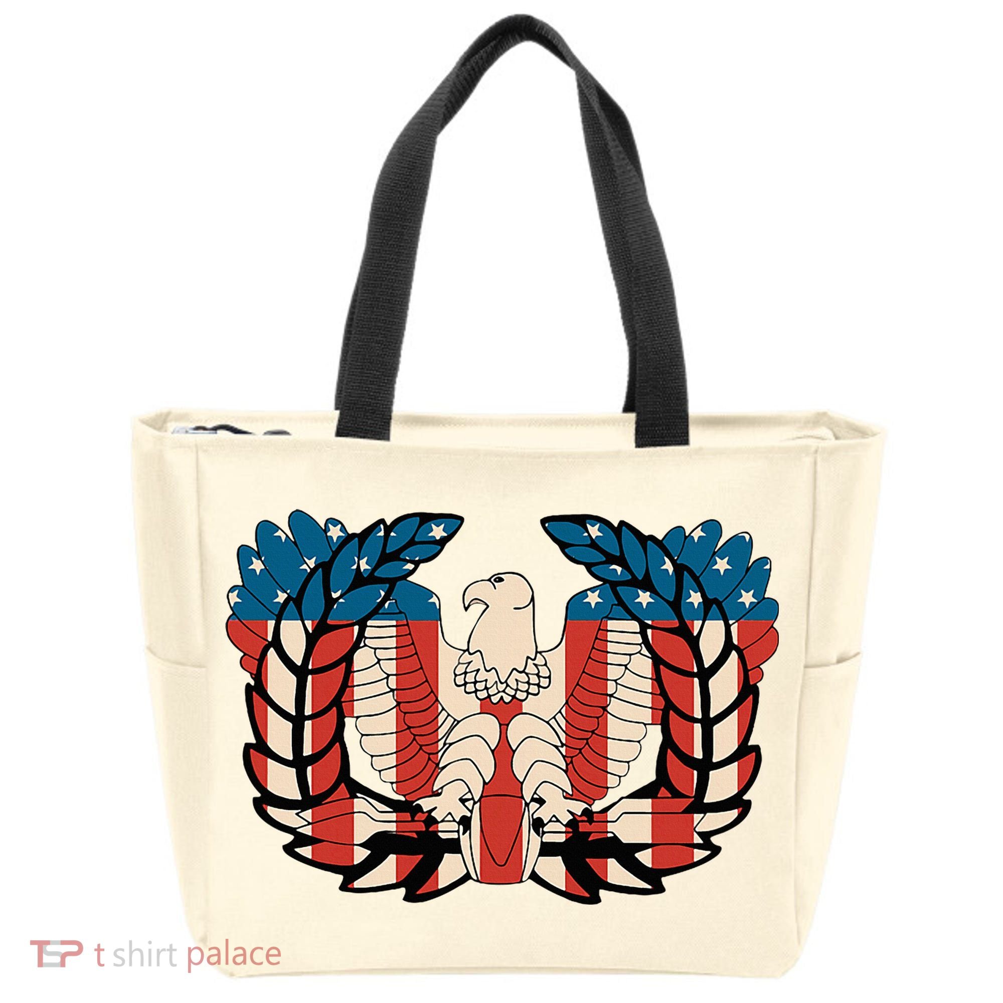 Warrant Officer Corps Eagle Rising Retro Flag Tote Bag