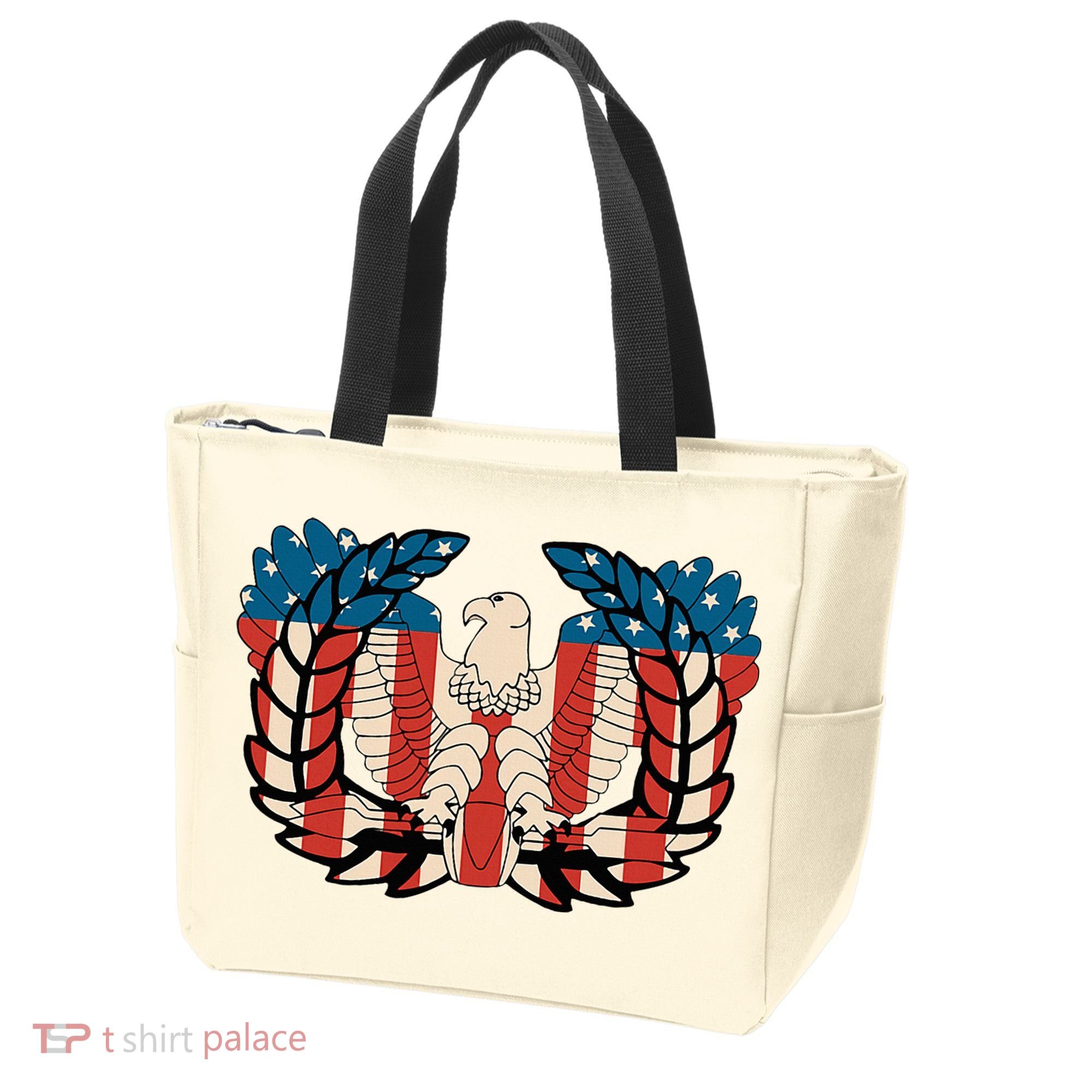 Warrant Officer Corps Eagle Rising Retro Flag Tote Bag