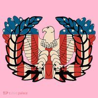 Warrant Officer Corps Eagle Rising Retro Flag Coaster thumb 2