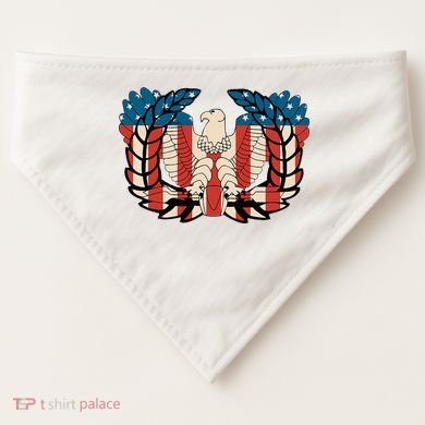 Warrant Officer Corps Eagle Rising Retro Flag USA-Made Doggie Bandana
