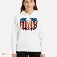 Warrant Officer Corps Eagle Rising Retro Flag Hoodie thumb 5