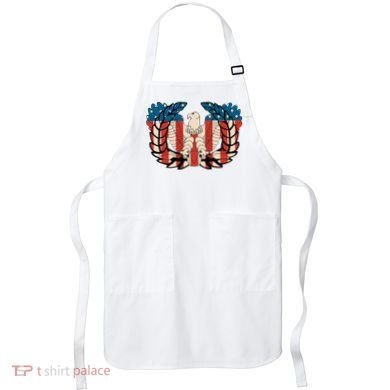 Warrant Officer Corps Eagle Rising Retro Flag Apron