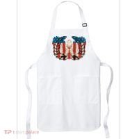 Warrant Officer Corps Eagle Rising Retro Flag Apron thumb 0