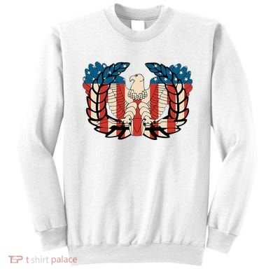 Warrant Officer Corps Eagle Rising Retro Flag Sweatshirt