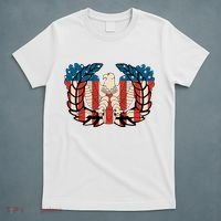 Warrant Officer Corps Eagle Rising Retro Flag T-Shirt thumb 5