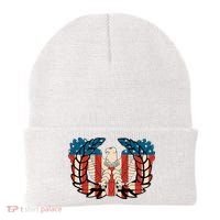 Warrant Officer Corps Eagle Rising Retro Flag Beanie thumb 0