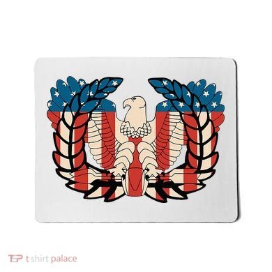 Warrant Officer Corps Eagle Rising Retro Flag Mousepad
