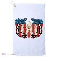 Warrant Officer Corps Eagle Rising Retro Flag Golf Towel thumb 0