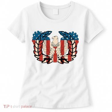 Warrant Officer Corps Eagle Rising Retro Flag Women's T-Shirt