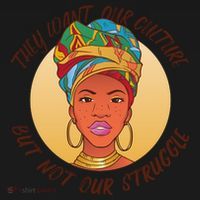Want Our Culture Not Our Struggle African Female Polo thumb 3