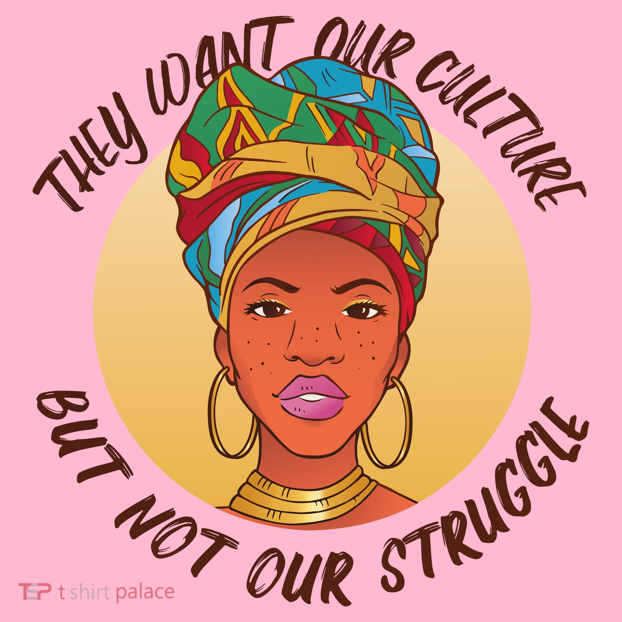 Want Our Culture Not Our Struggle African Female Mousepad
